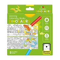 Banana Panda - kleurboekje ik hou van kleurplaten met dinosaurussen - thumbnail
