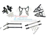 Aluminium front conversie set voor de Traxxas Unlimited Desert Racer - Zwart - thumbnail