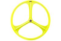 Teny Rim Tri Spoke Fixed Gear Achterwiel - Neon Geel - thumbnail