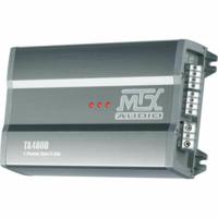 MTX TX480D-versterker 12V 4-kanaals Klasse-D 4x80W RMS aluminium - thumbnail