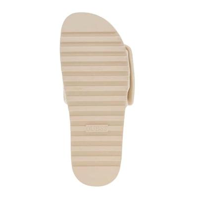 Guess Logo Slipper Dames Beige - Maat 37 - Kleur: Beige | Soccerfanshop