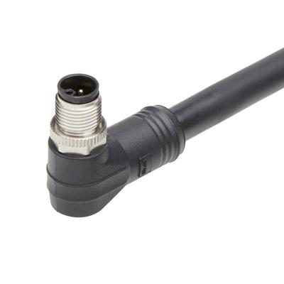 Molex 1205000349 Sensor/actuator connector, geassembleerd M12 Aantal polen (sensoren): 4 Stekker, haaks 1 m 1 stuk(s) Bag
