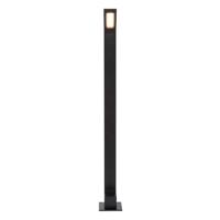 Lucide LAWFORD - Sokkellamp - LED - 1x6W 3000K - IP54 - Zwart - thumbnail
