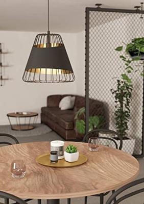 Eglo Design draadhanglampAustell 43cm zwart met goud - 49509
