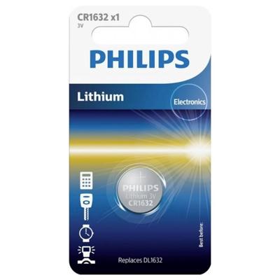Philips Knoopcel CR1632 3 V 1 stuk(s) Lithium Minicells