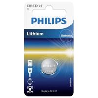 Philips Knoopcel CR1632 3 V 1 stuk(s) Lithium Minicells - thumbnail