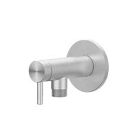 Hoekstopkraan IVY 1/2 3/8 Geborsteld RVS316 - thumbnail