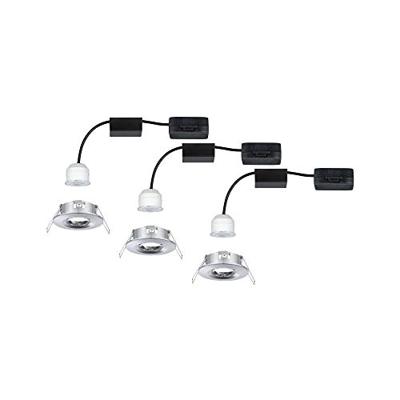 Paulmann 94303 EBL Nova mini Coin LED-inbouwlamp Set van 3 stuks LED LED vast ingebouwd 4 W Chroom