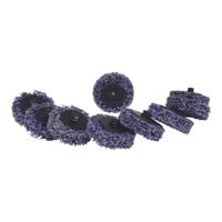 KS Tools 515.5086 Reserve schuurpads, Ø 50 mm, strip Rad lila, verpakking van 10 stuks - thumbnail