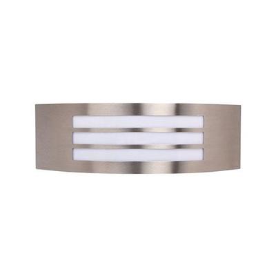 LED Buitenwandlamp Manipu 2 - RVS Vierkant E27 - Waterdicht IP44