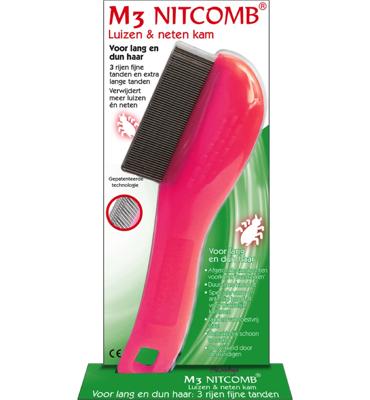 Nitcomb Nitcomb M3 anti luiskam lang en dun haar 1 Stuks
