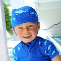 Playshoes zwembandana Haai Blauw-53 cm - thumbnail