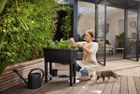 ELHO Noa Staande Moestuin - Zwart - L 79 x B 39 x H 94 cm - kweken en oogsten - 100% gerecycled - thumbnail