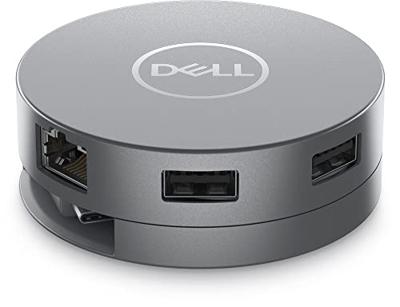 Dell 6-in-1 USB-C Multiport Adapter DA305 - Zilver Dell 6-in-1 USB-C Multiport Adapter DA305 - Zilver