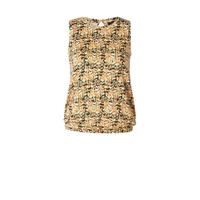 Yest top Kayana met all over print oranje - thumbnail