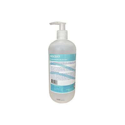 Desco 17 handdesinfectie alcoholgel met pomp (500ml)