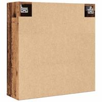 Badkamerspiegelkast 64x20x66,5 cm bewerkt hout oud houtkleurig - thumbnail