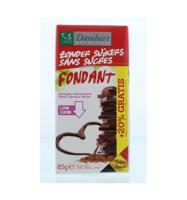 Damhert Zonder Suikers Chocoladetablet Fondant - thumbnail