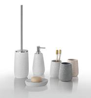 Zeepdispenser Sapho Gemini Vrijstaand 400 ML Polyresin Beige Sapho - thumbnail