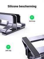 Ugreen Verticale standaard voor 2 apparaten Ugreen LP258 aluminium voor laptop en tablet - zilver - thumbnail