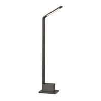 Sally LED sokkellamp - 80cm - 7 Watt - IP65 waterdicht - 4000K neutraal wit - Padverlichting - Moderne tuinsokkel - Antraciet - Staande buitenlamp - thumbnail