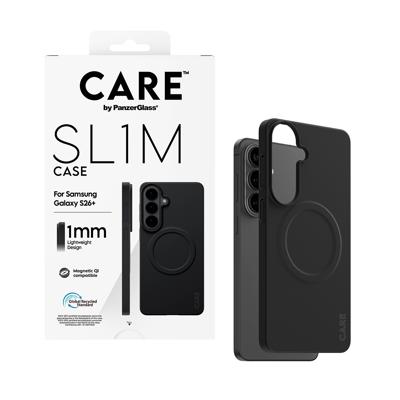 PanzerGlass PANZERGLASS - CARE SL1M Case Schwarz Samsung Galaxy S26+ Backcover Samsung Galaxy S26+ Zwart Inductieve lading