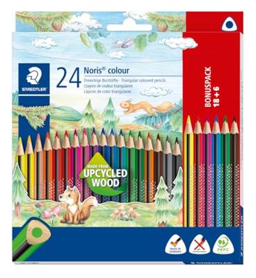 Staedtler Kleurpotlood Noris Driehoek 187 C18P1 1 set(s) Staedtler Kleurpotlood Noris Driehoek 187 C18P1 1 set(s)