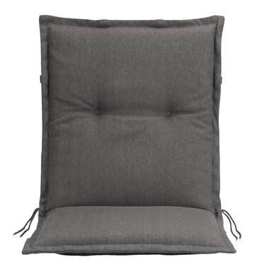 Le Sud tuinstoelkussen Eco - canvas - grijs - 100x50x8 cm