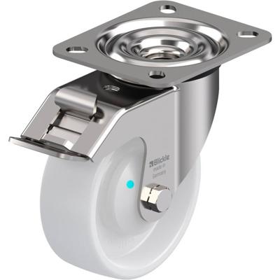 Blickle LEX-PO 100KAD-FI Zwenkwiel met rem Wieldiameter: 100 mm Draagvermogen (max.): 150 kg 1 stuk(s)
