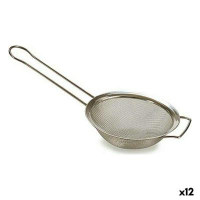 Strainer Kinvara Zilverkleurig Zilver Roestvrij staal Ø 14 cm 13,7 x 4 x 28,5 cm (12 Stuks)