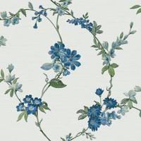 Dutch Wallcoverings Fabric Touch/Bs1 Flower Light Blue - Blauw - thumbnail