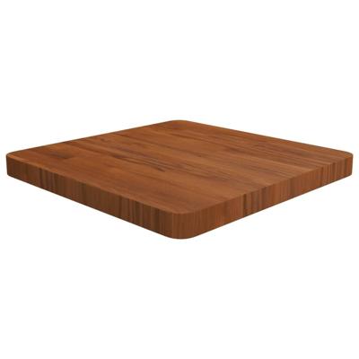Tafelblad vierkant 50x50x4cm behandeld eiken donkerbruin