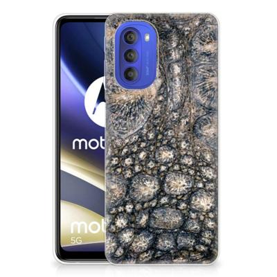 Motorola Moto G51 5G | TPU Hoesje | Krokodillenprint Motorola Moto G51 5G | TPU Hoesje | Krokodillenprint