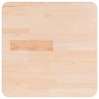Tafelblad vierkant 40x40x2,5 cm onbehandeld massief eikenhout - thumbnail