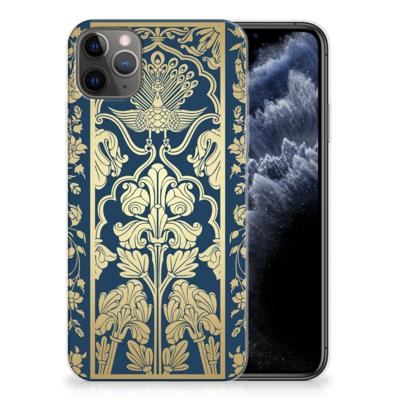 Apple iPhone 11 Pro Max | TPU Case | Beige Flowers