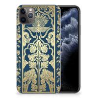Apple iPhone 11 Pro Max | TPU Case | Beige Flowers - thumbnail