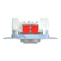 Merten MEG3102-0000 Controleschakelaar, Uitschakelaar Inzetstuk System M, System plat, AquaDesign Meerdere kleuren 1 stuk(s) - thumbnail