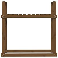 Haardhoutrek 110x35x108,5 cm massief grenenhout honingbruin - thumbnail