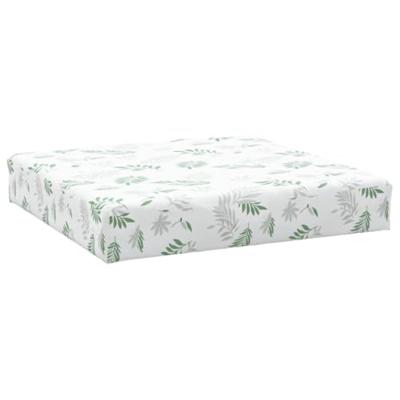 VidaXL Palletkussen bladpatroon 60x60x8 cm oxford stof