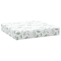 VidaXL Palletkussen bladpatroon 60x60x8 cm oxford stof - thumbnail