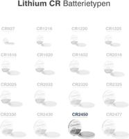 CR2450 Camelion Knoopcel Lithium Batterij - thumbnail
