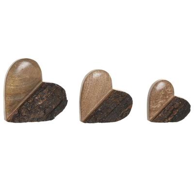 Decoratieve figuren Home ESPRIT Bruin Hart 16 X 2 X 18 CM (3) Decoratieve figuren Home ESPRIT Bruin Hart 16 X 2 X 18 CM (3)