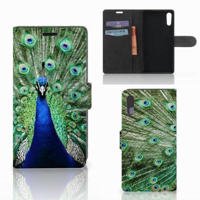 Sony Xperia XZ | Sony Xperia XZs | Telefoonhoesje | Met pasjeshouder | Pauw Sony Xperia XZ | Sony Xperia XZs | Telefoonhoesje | Met pasjeshouder | Pauw