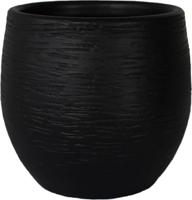 Pot osaka d16h14 cm zwart HS Potterie Hortus - Hortus - thumbnail