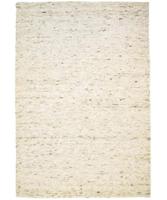 Tapeso Wollen vloerkleed handweef Ylva - beige - 130x190 cm - thumbnail