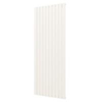 Plieger Designradiator Cavallino Retto Enkel 1666 Watt Middenaansluiting 200x75,4 cm Mat Wit - thumbnail