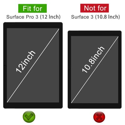 JETech Screen Protector voor Surface Pro 7 Plus/Surface Pro 7 12,3 Inch, 9H Gehard Glas Film Schermbeschermer, Ondersteuning Surface Pen, HD Doorzichtig, 2 Stuks