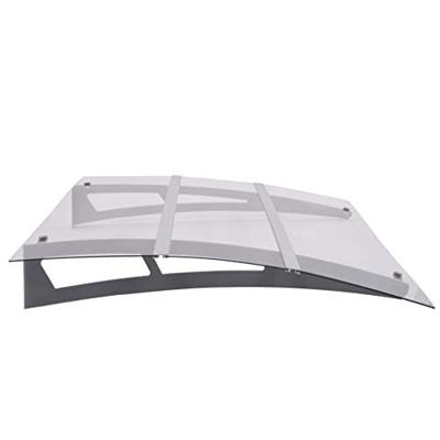 VidaXL Deurluifel 120x90 cm polycarbonaat zilverkleurig en transparant VidaXL Deurluifel 120x90 cm polycarbonaat zilverkleurig en transparant