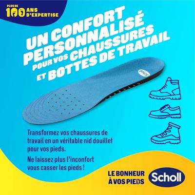 Scholl GeActivl Inlegzolen Work & Boot L Maat 41-46,5