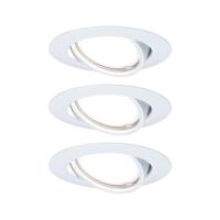 Paulmann 93427 Inbouwlamp Set van 3 stuks Wit - thumbnail
